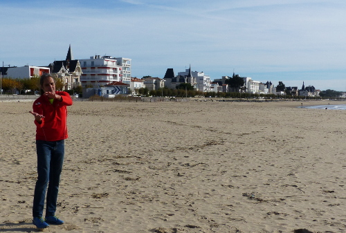 Atraparndo boomerangs en Royan, Francia