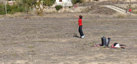 lanzando boomerangs con otros